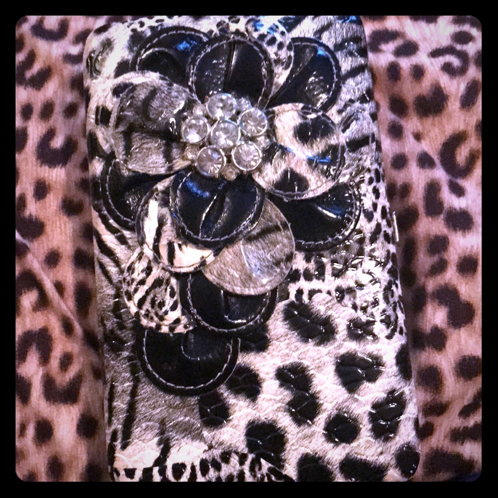 Cheetah print wallet